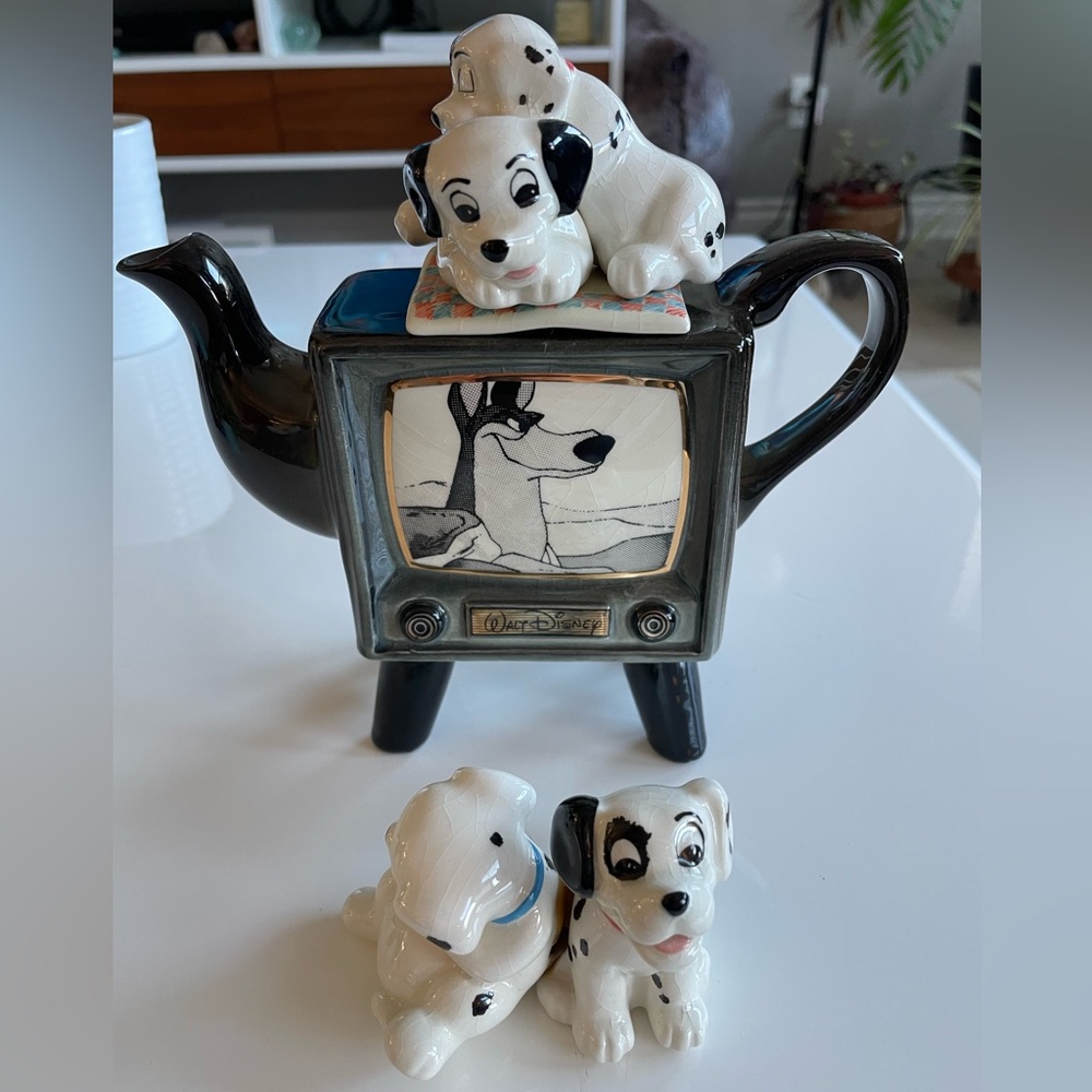 Vintage Disney 1996 Limited Edition P. Cardew 101 Dalmatians Teapot